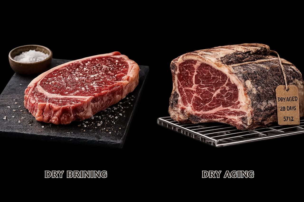 Dry Brining vs. Dry Aging: Understanding the Difference