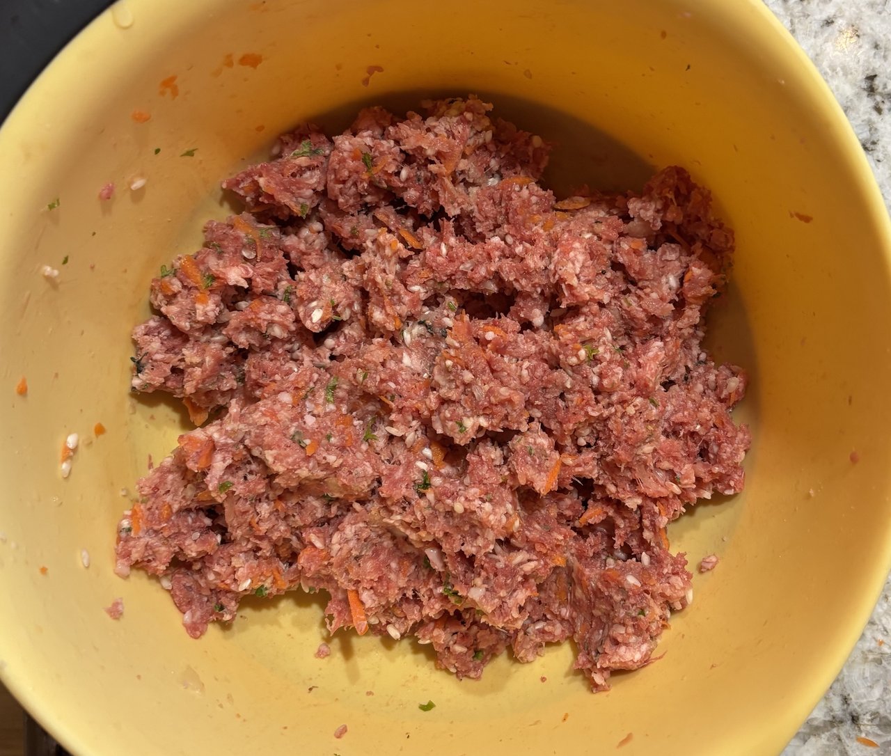 Beef and Lamb Mini Meatball Soup