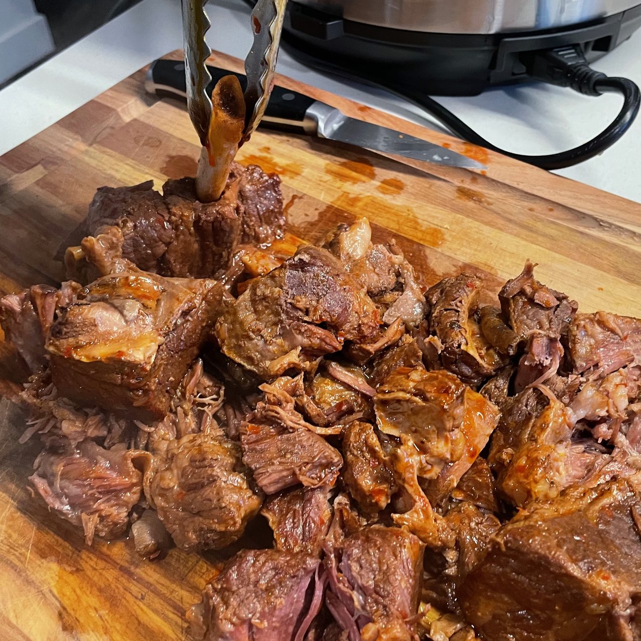 Beef Short Rib Birria Tacos with Dried Pepper Sauce