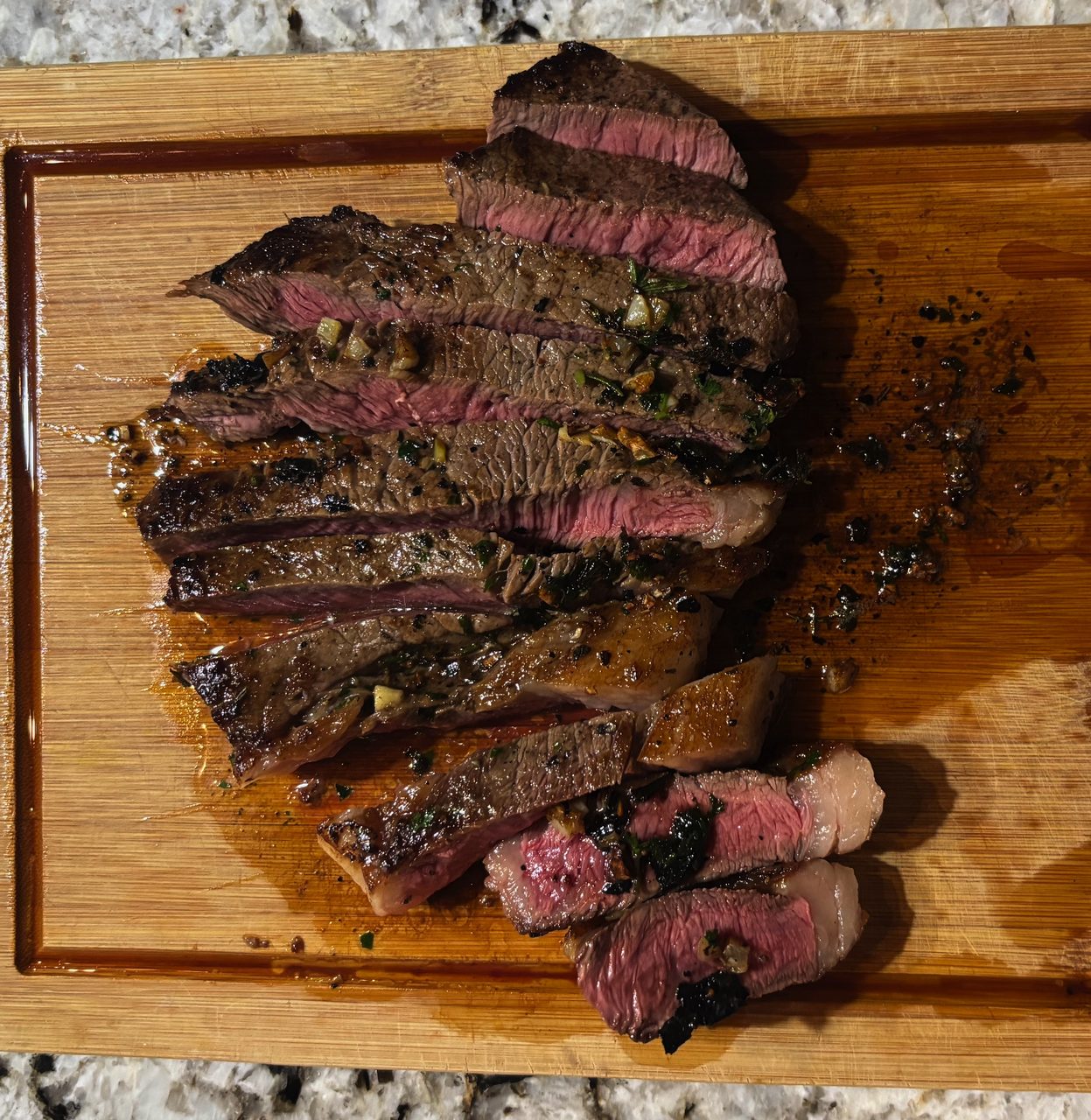 Best 10 Minute Garlic Herb Buttered Sirloin Steak for Two