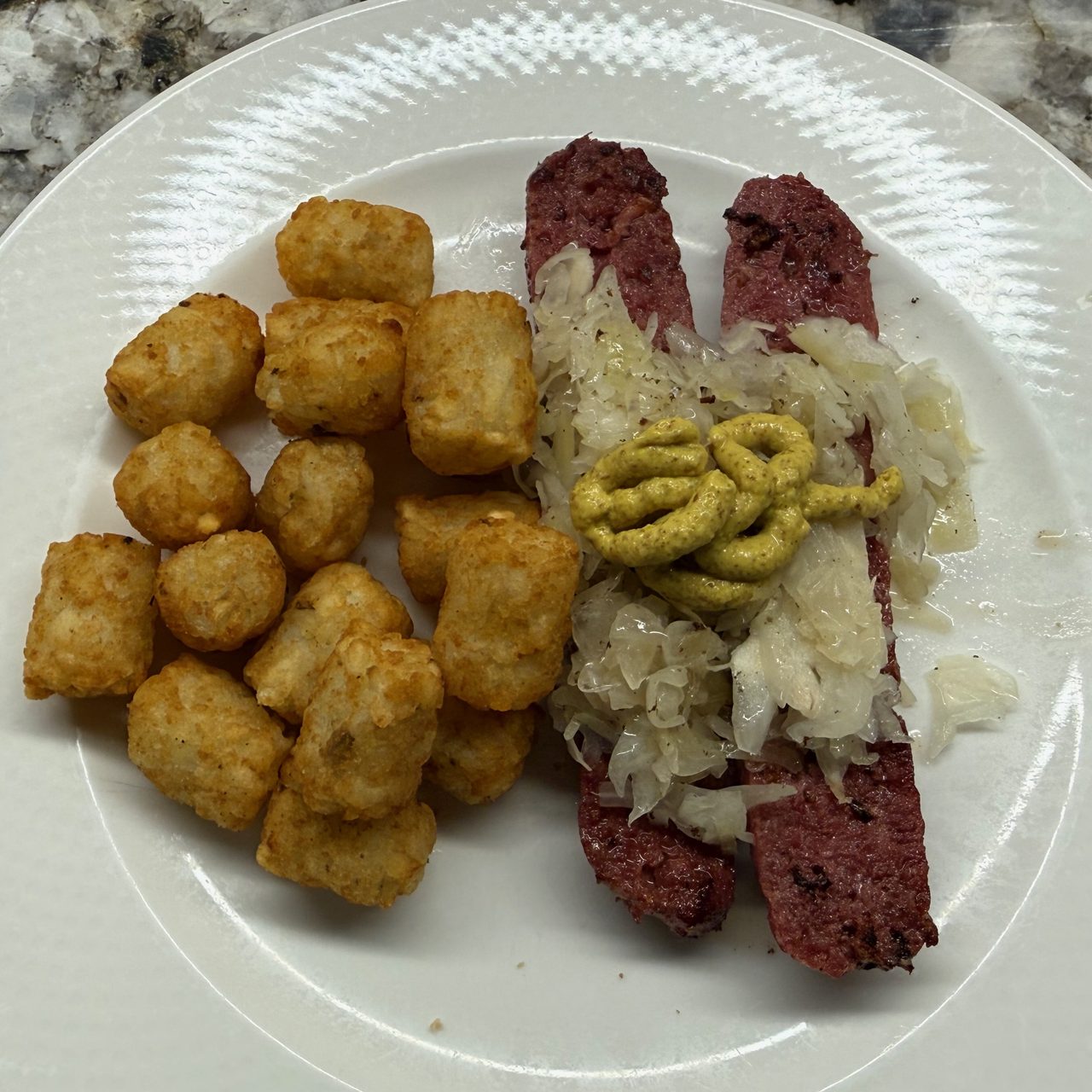 Bratwurst and Kraut