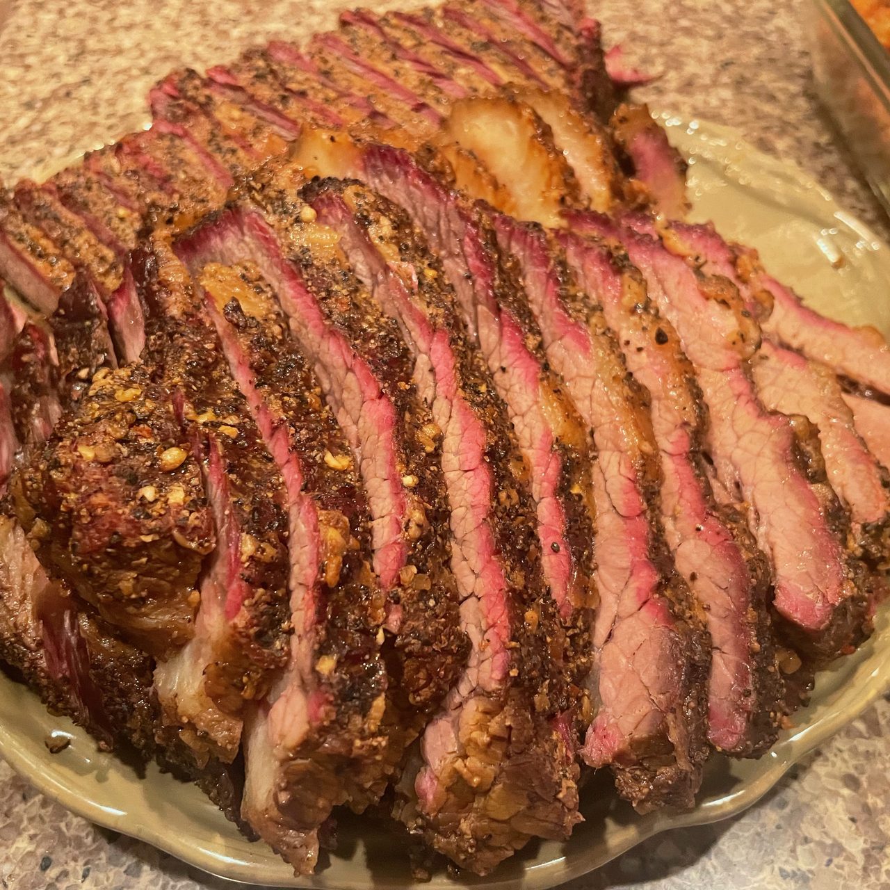Brisket on the Big Green Egg