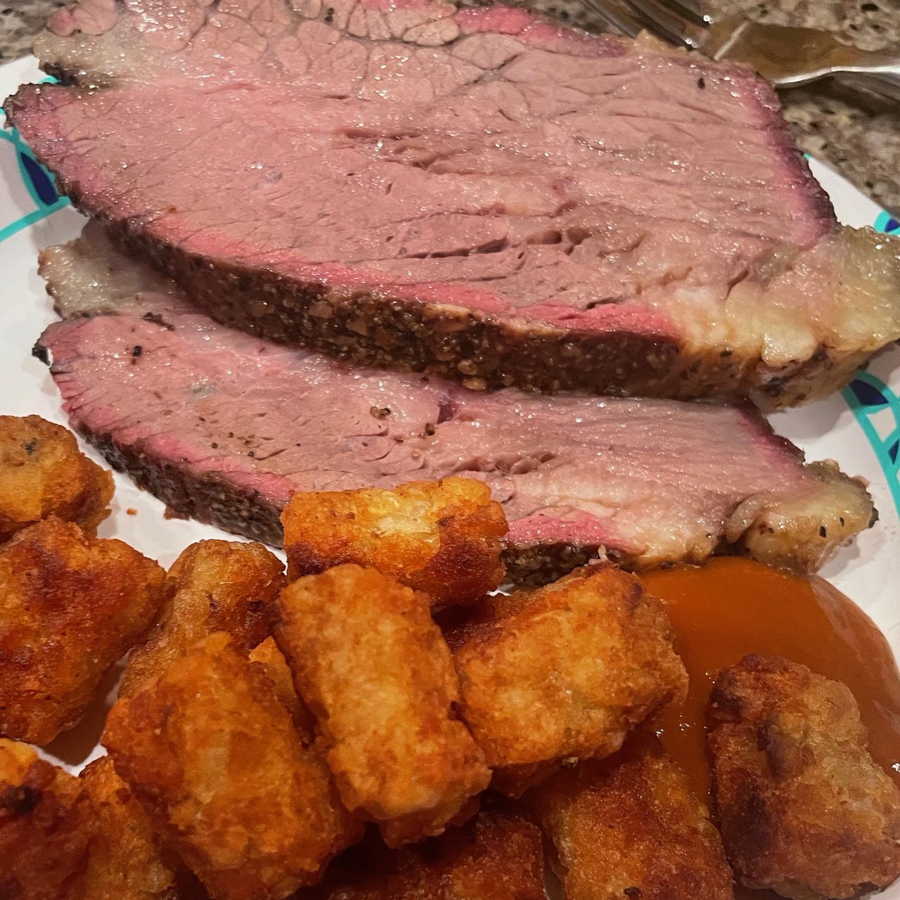 Brisket on the Big Green Egg