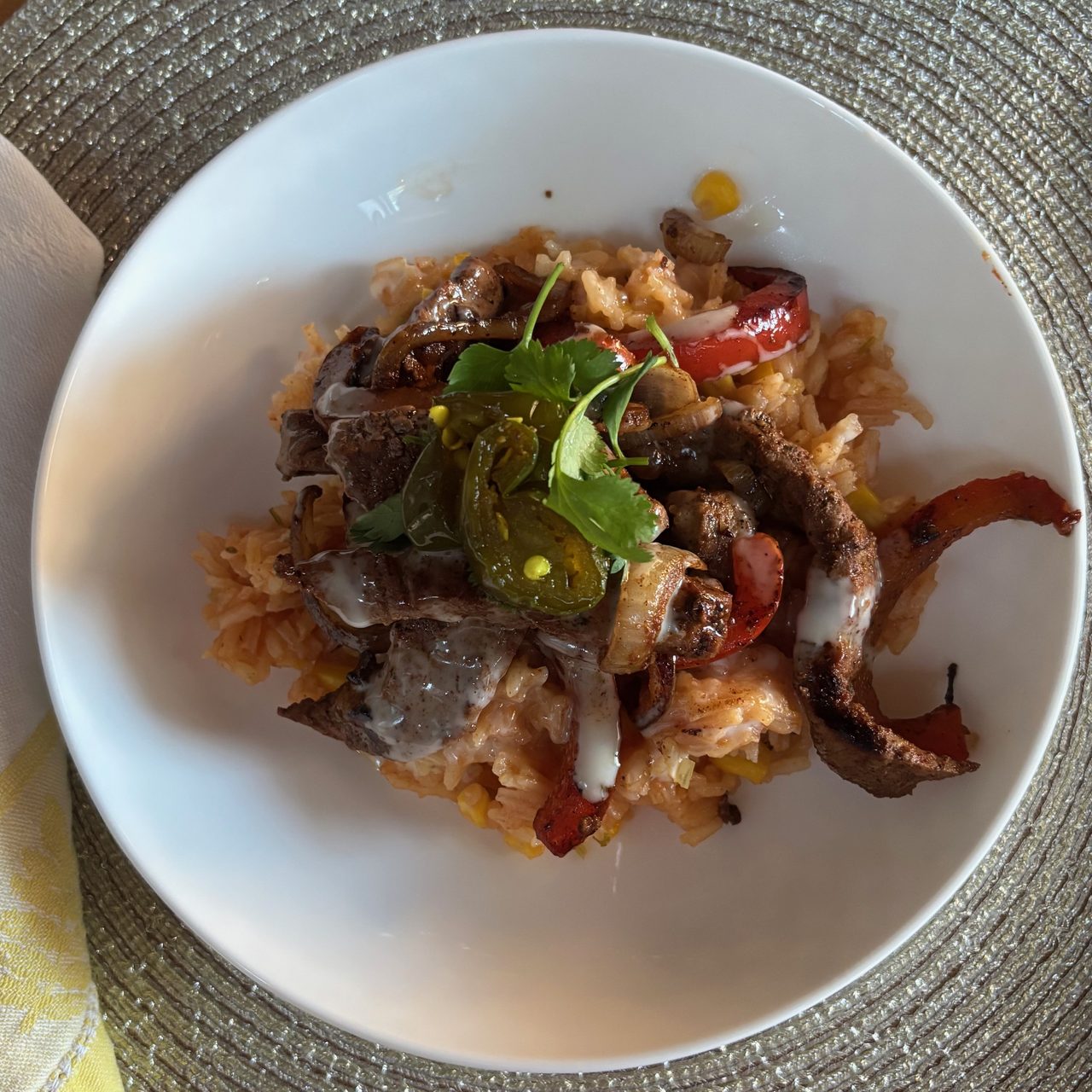 Fajita Rice Bowls