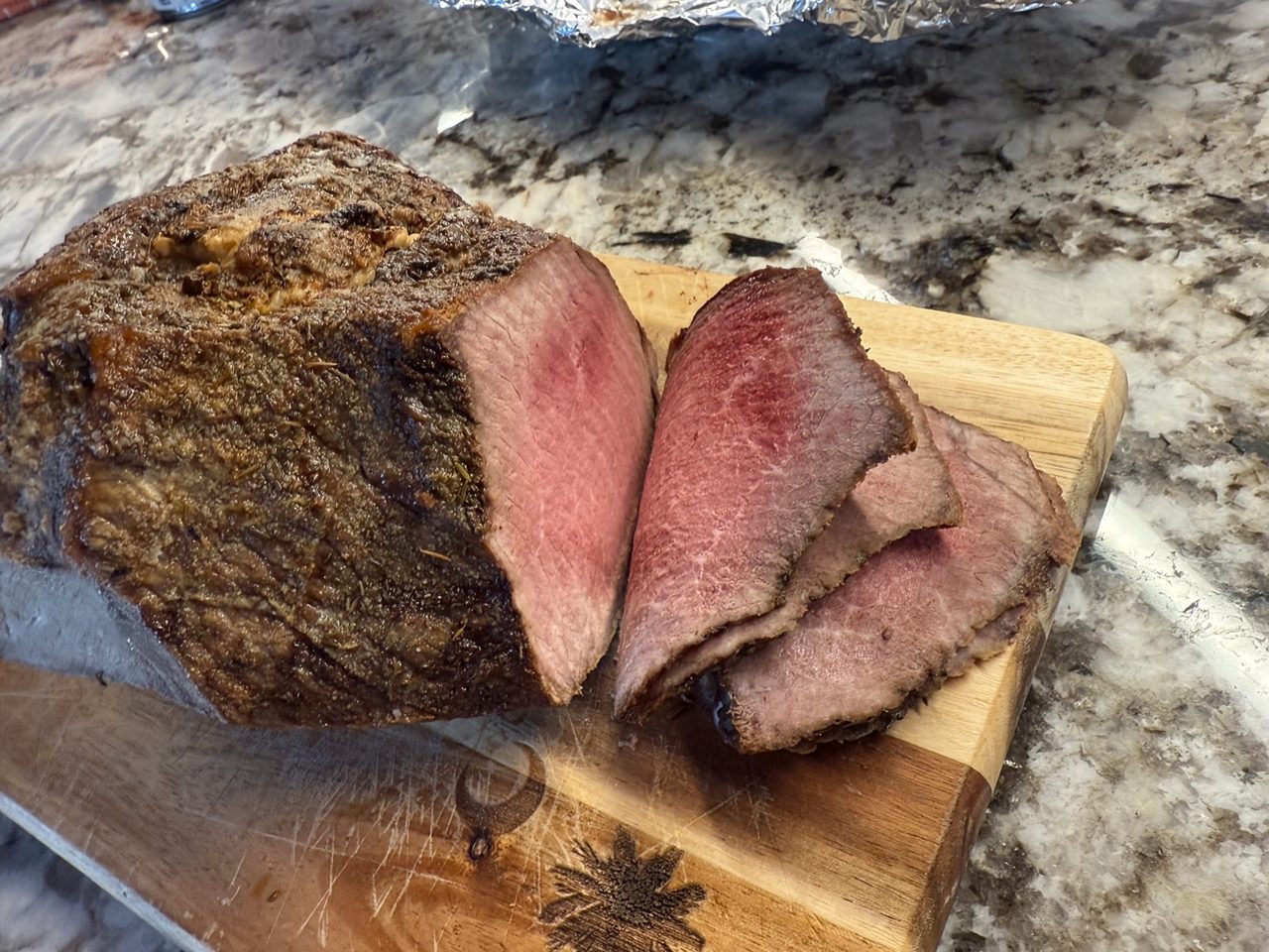 Garlic Herb Sirloin Tip Roast