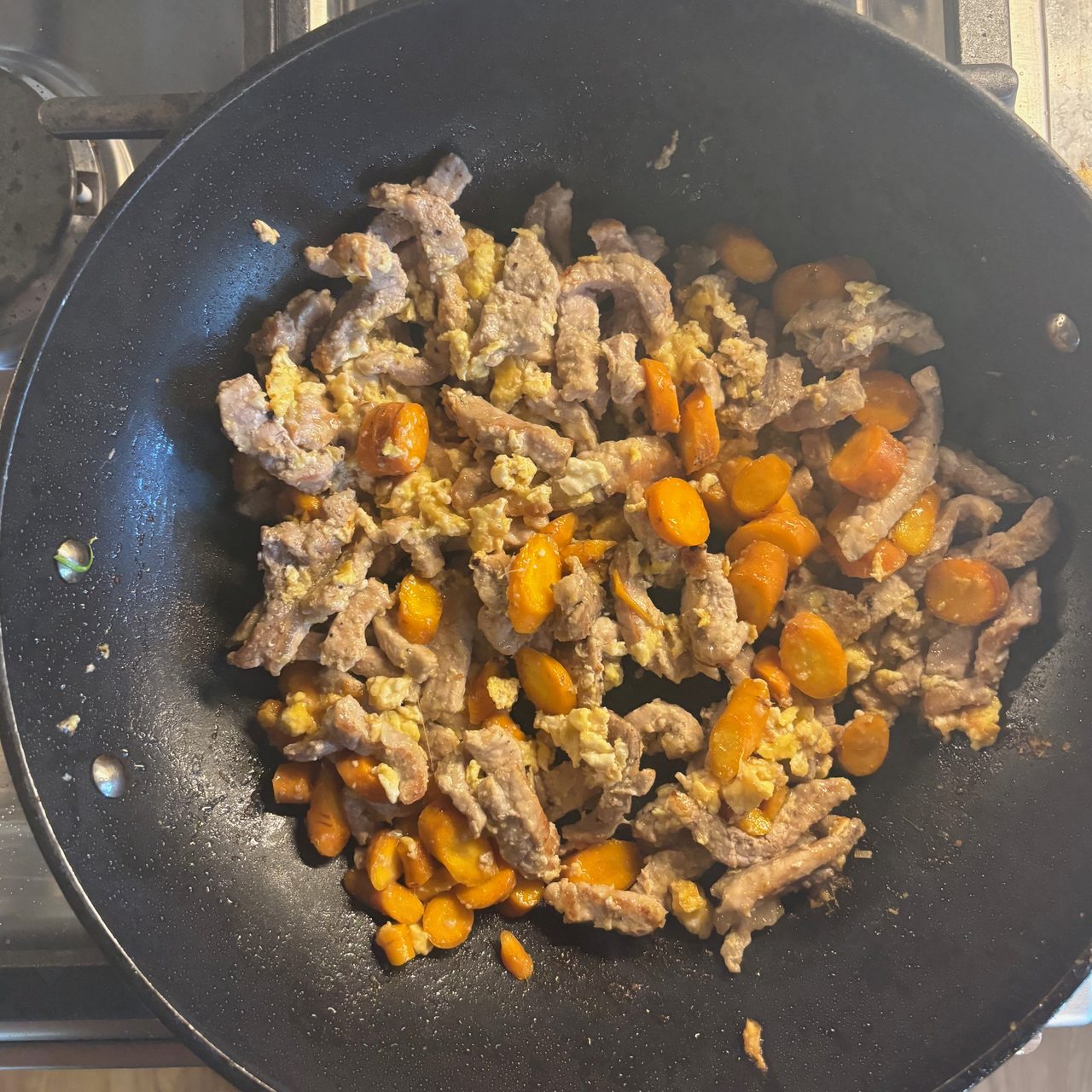 Ginger Soy Pork Stir Fry Noodles