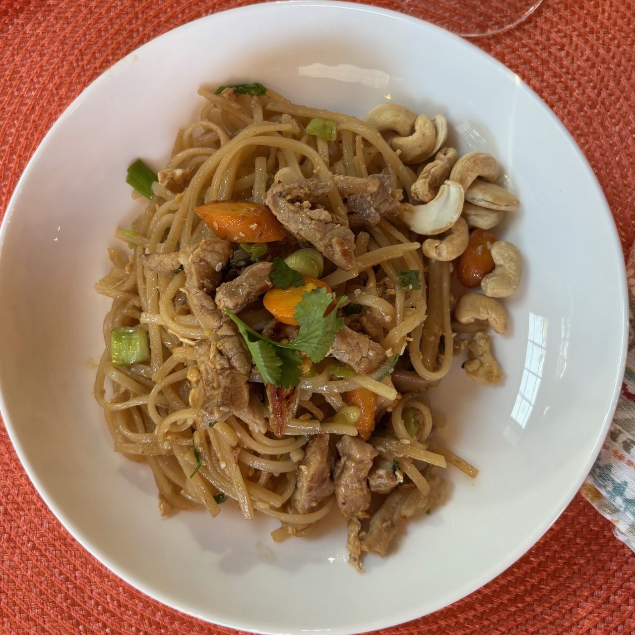 Ginger Soy Pork Stir Fry Noodles