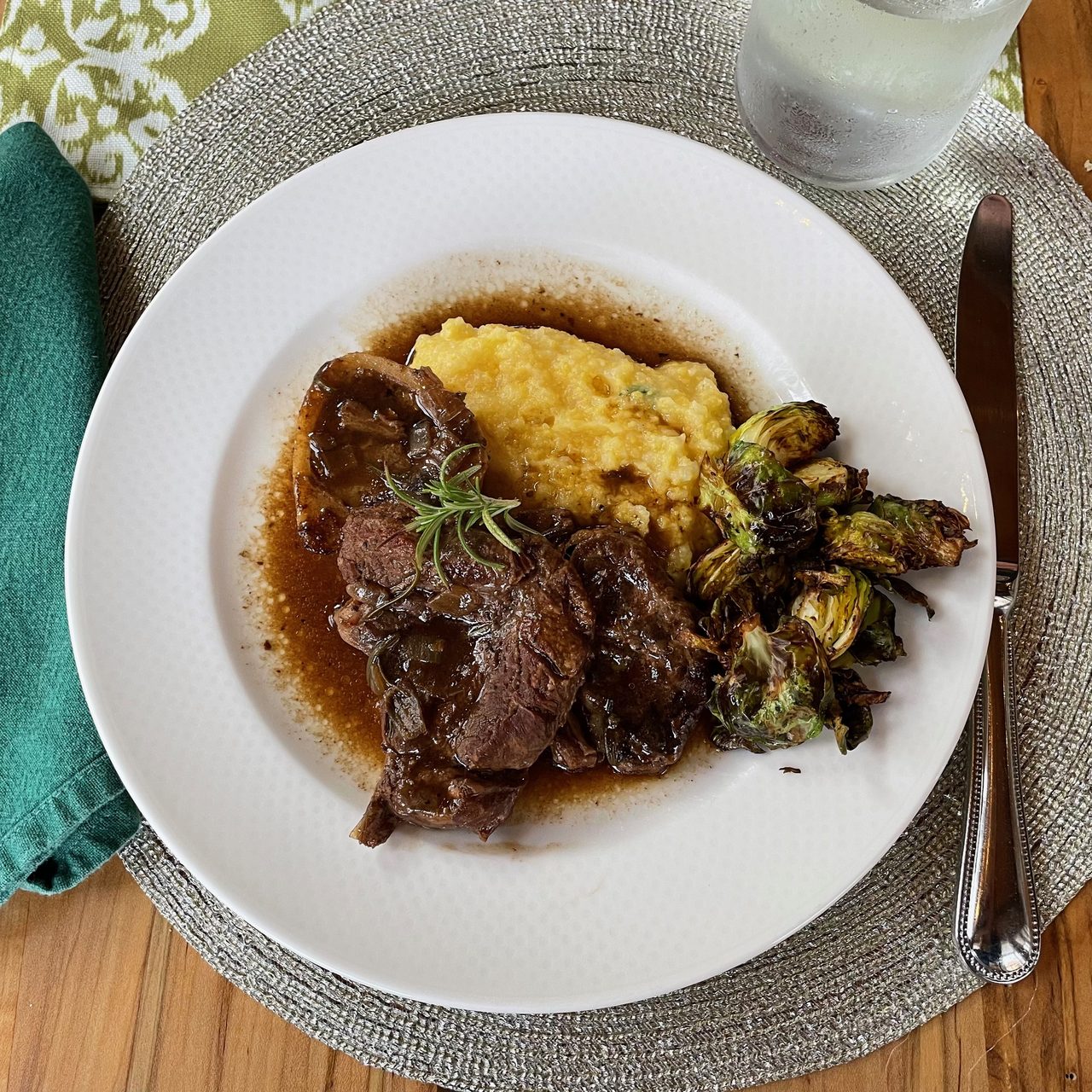 Guinness and Rosemary Beef Shank Steaks