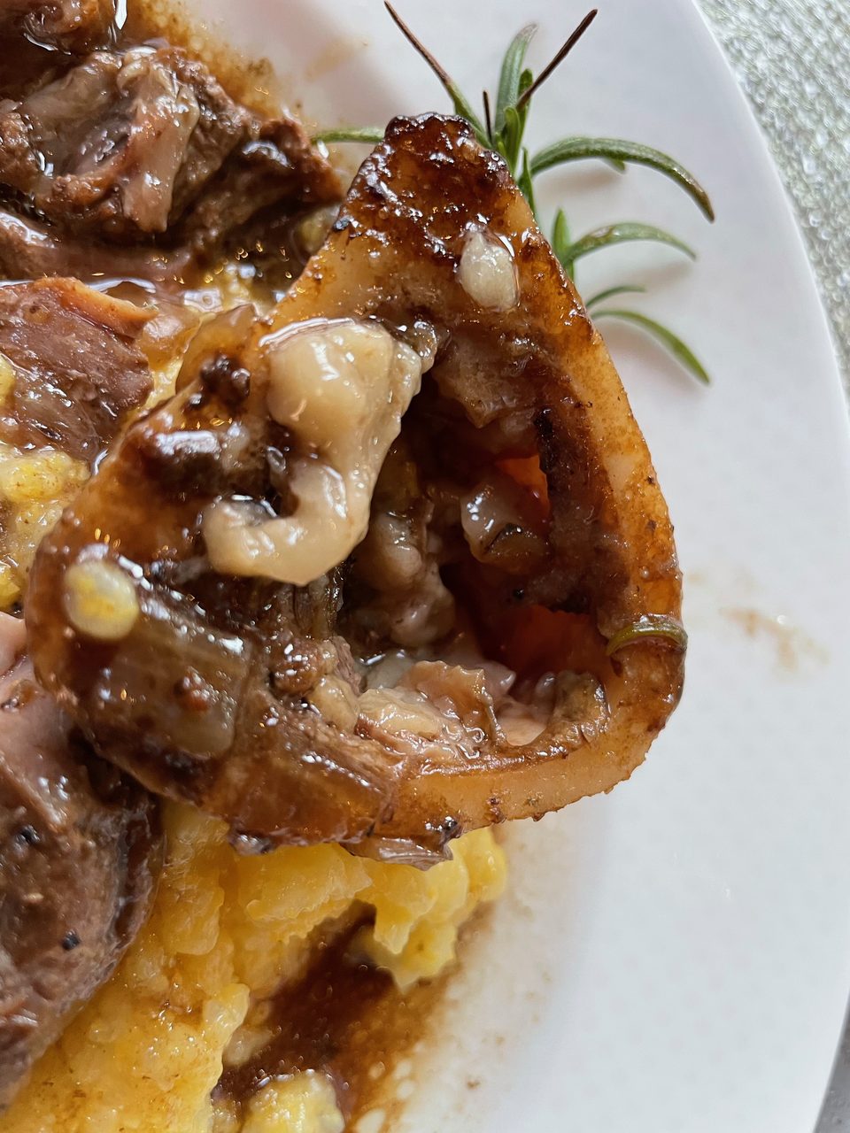 Guinness and Rosemary Beef Shank Steaks