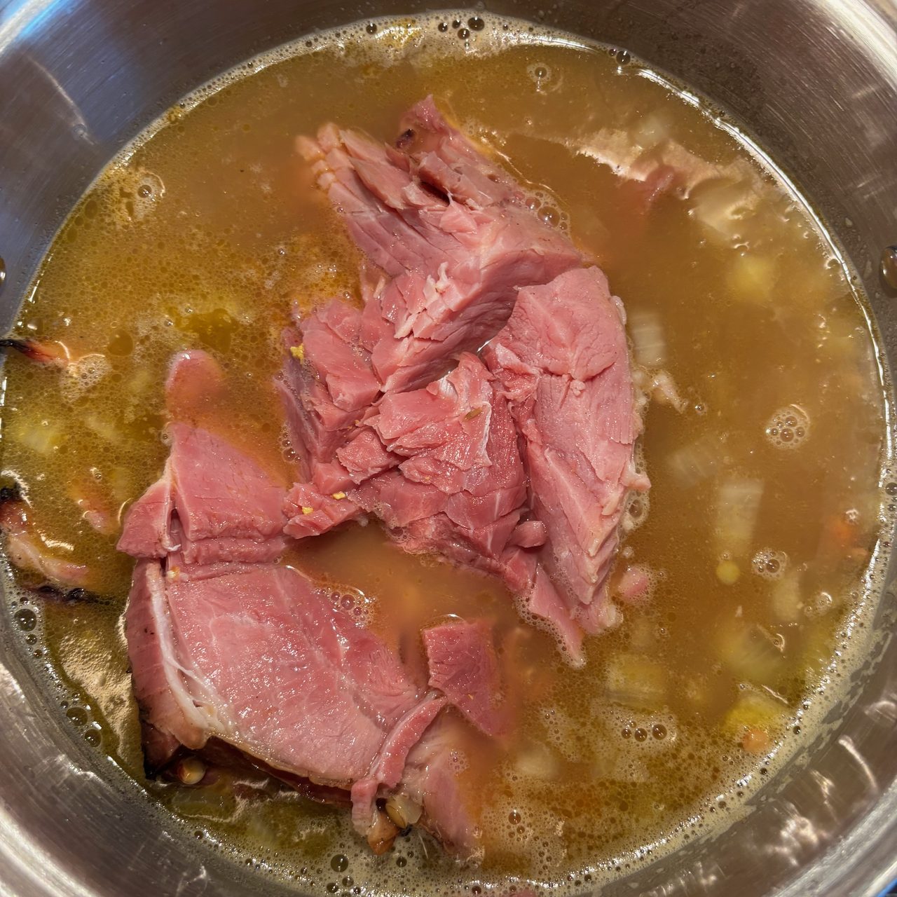 Ham Bone Lentil Soup