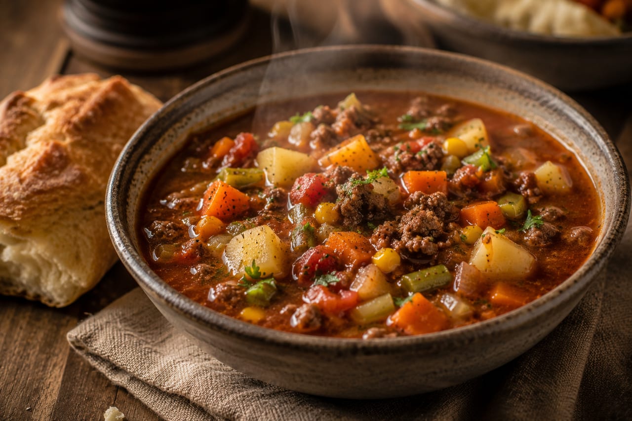 Hearty Beef and Vegetable Soup