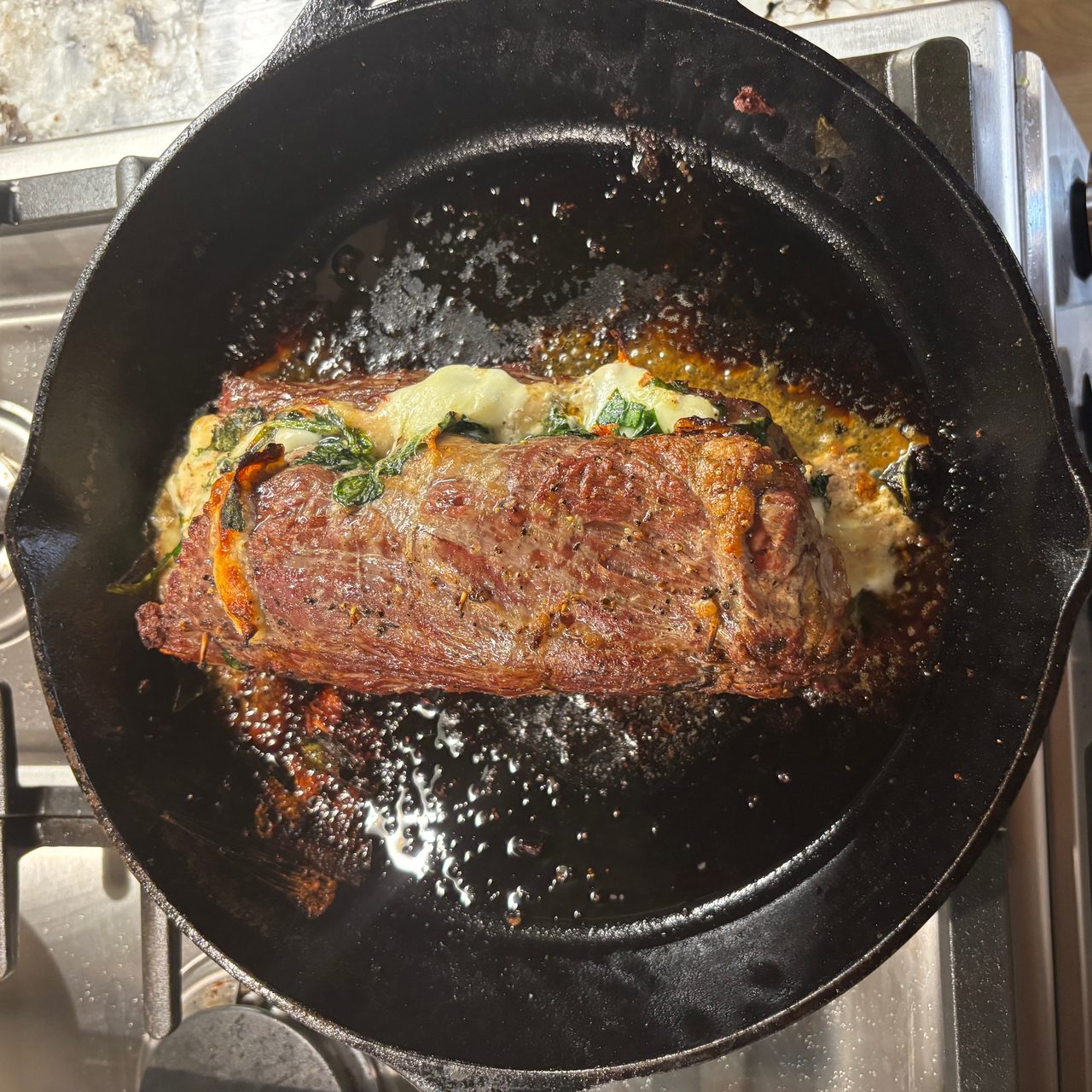 Italian Bavette Steak Pinwheel