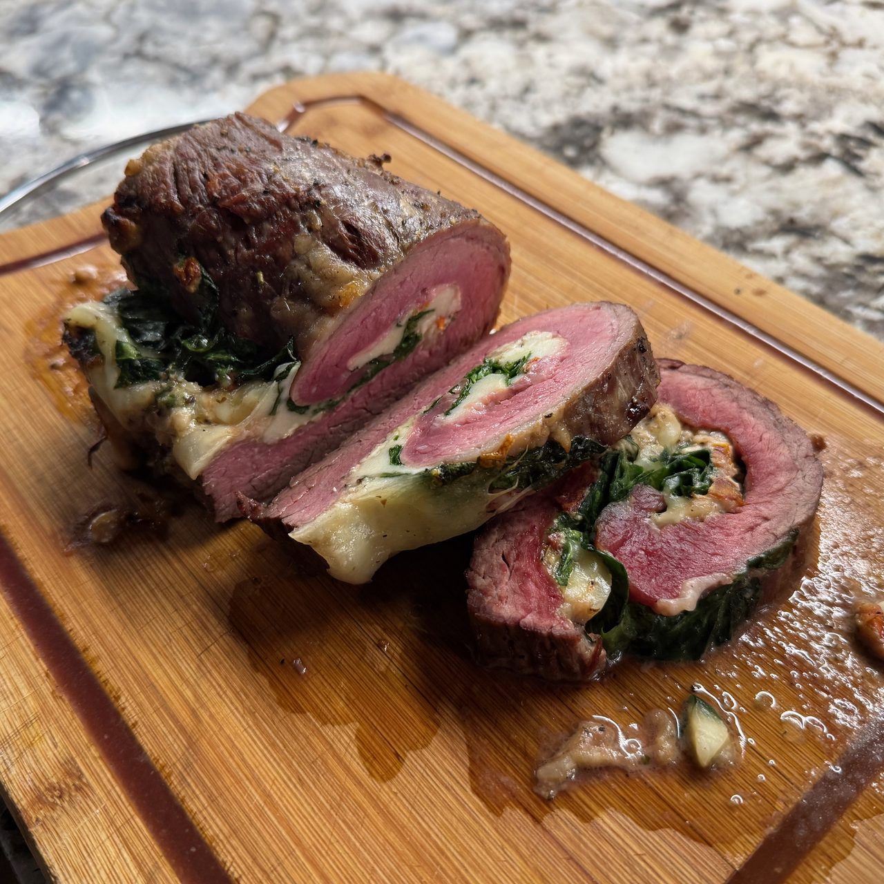 Italian Bavette Steak Pinwheel