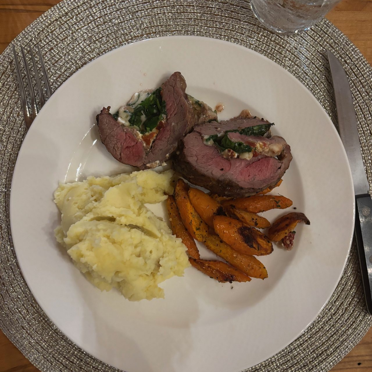 Italian Bavette Steak Pinwheel