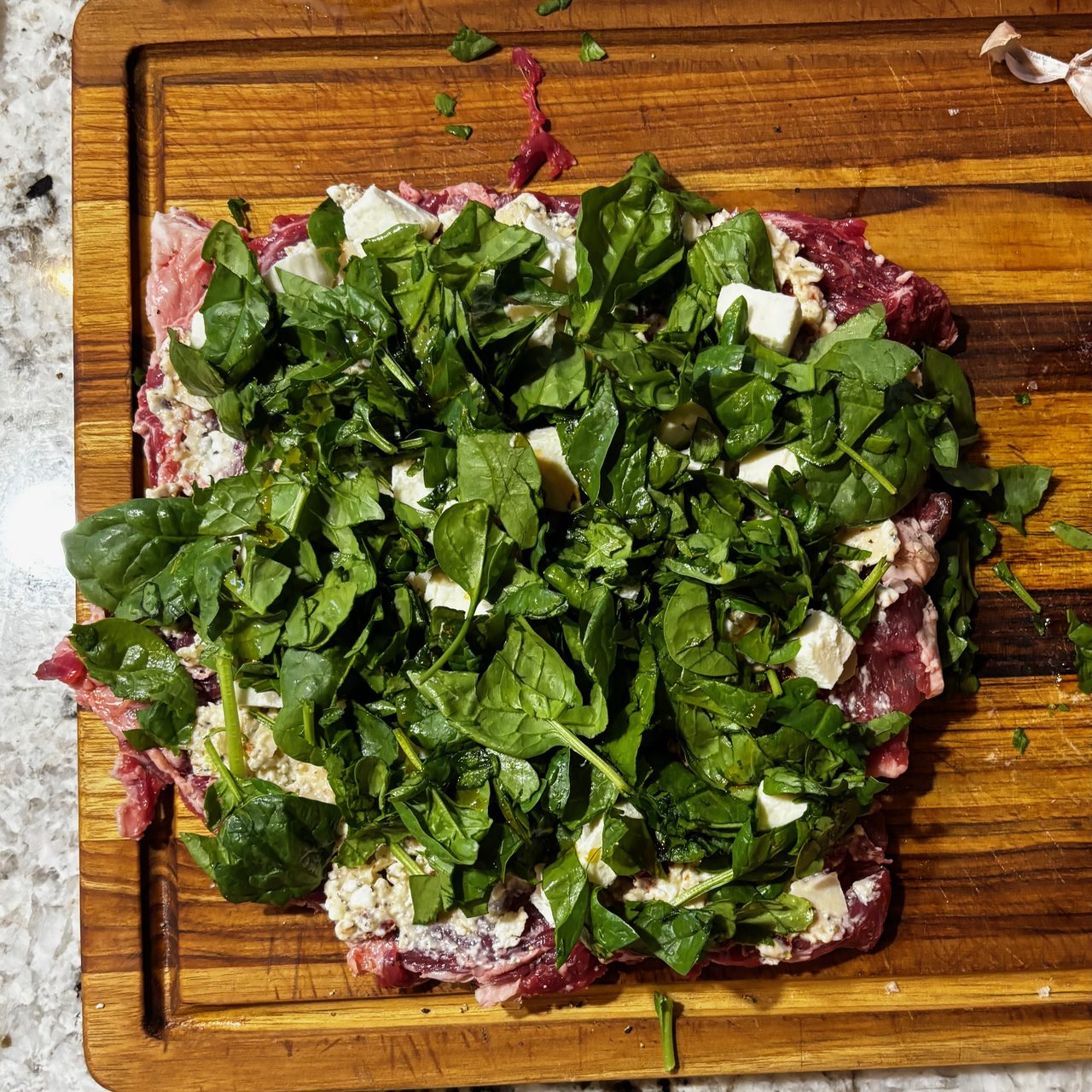 Italian Bavette Steak Pinwheel