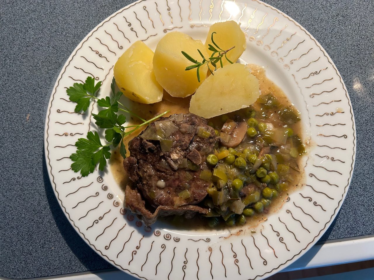 Lemon Rosemary Lamb Stew