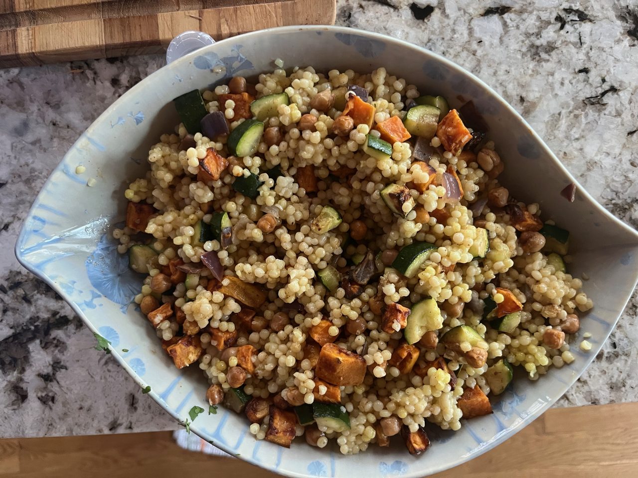 Moroccan Lamb Belly with Roasted Vegetable Couscous