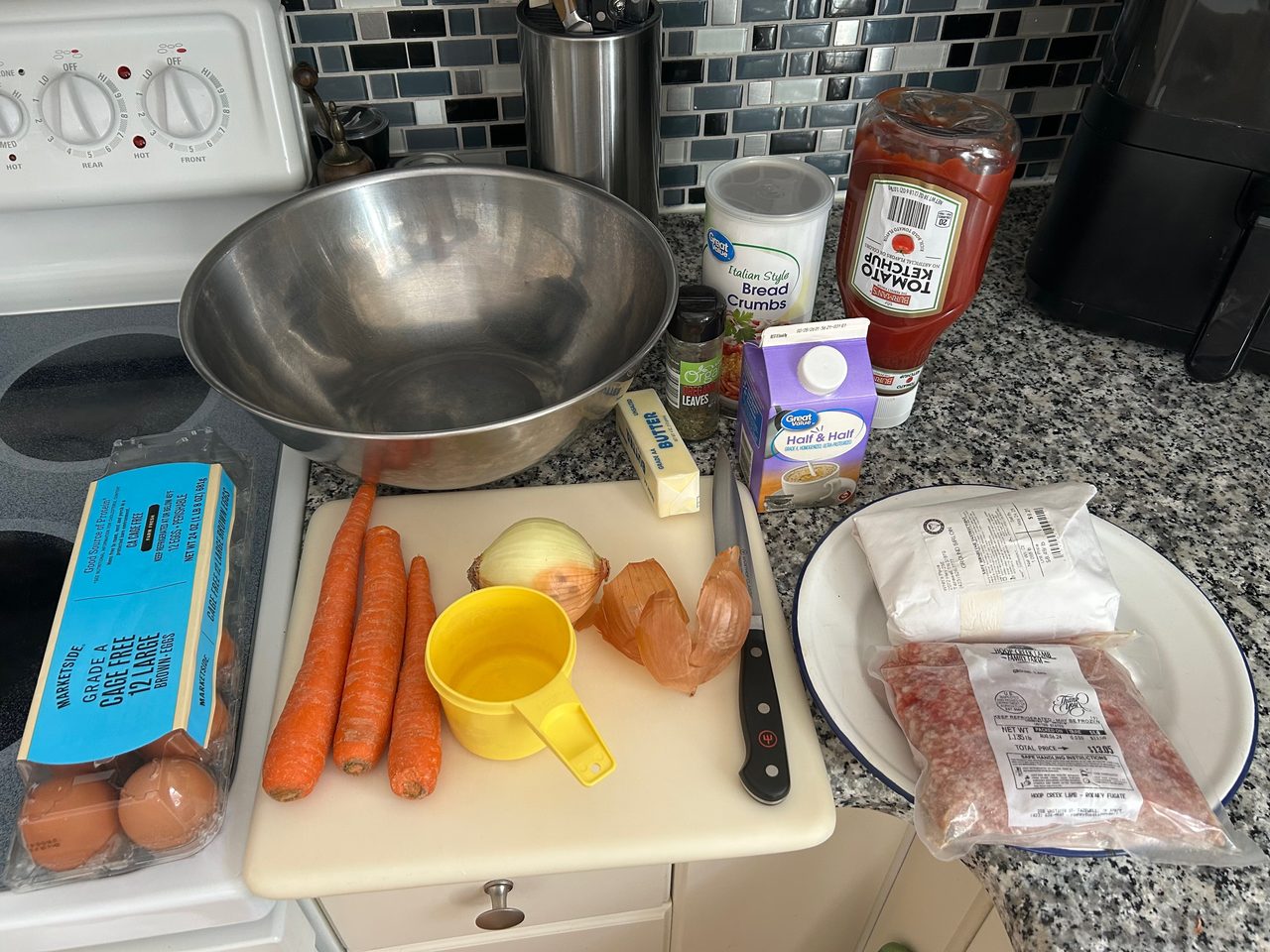 Mum’s Lamb &amp; Beef Kitchen-Sink Meatloaf