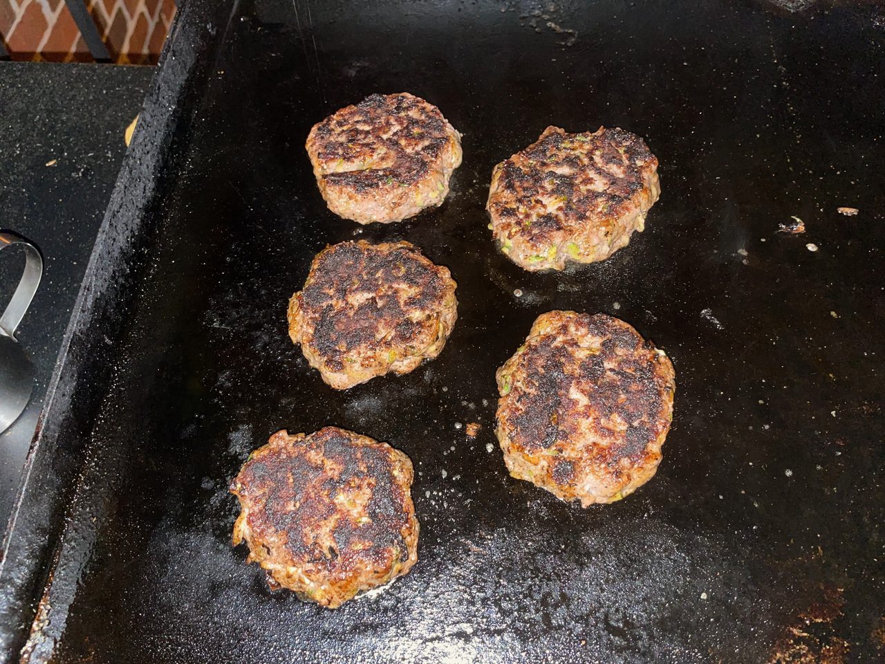 Naked Greek Lamb Burger Salads with Homemade Flatbread & Yogurt Dill Cucumber Sauce