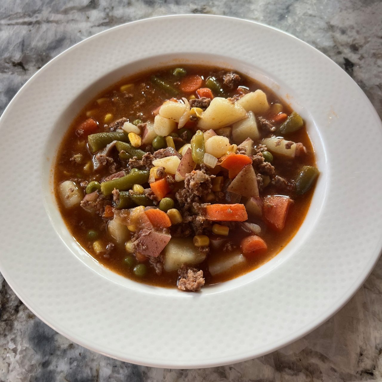New Year’s “Clean the Fridge” Beef Soup