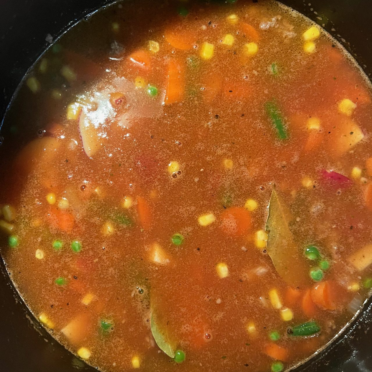 New Year’s “Clean the Fridge” Beef Soup