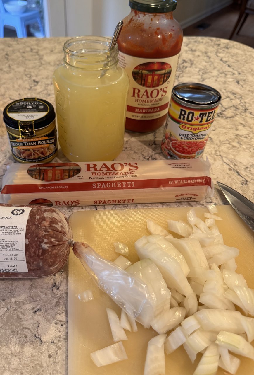 One Pot Weeknight Spaghetti