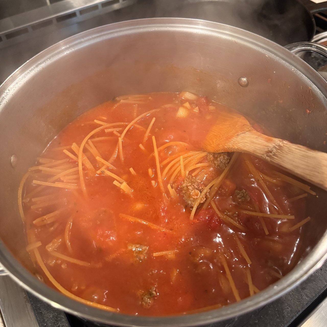 One Pot Weeknight Spaghetti