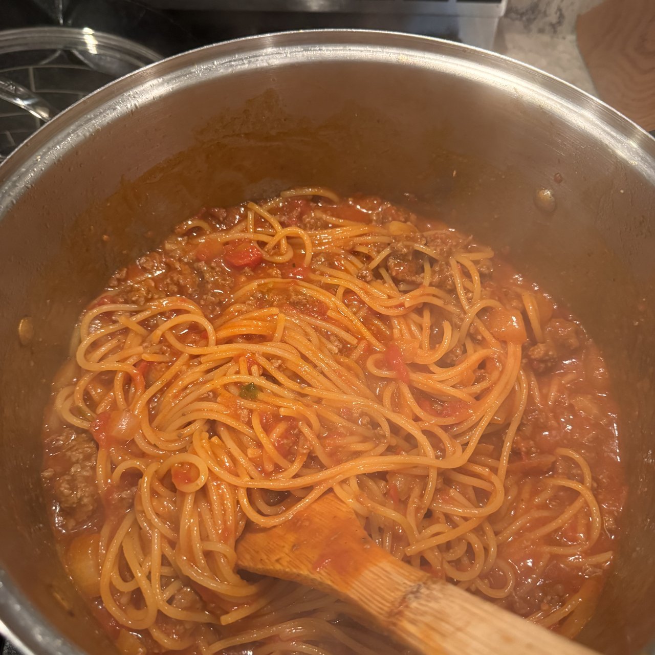 One Pot Weeknight Spaghetti