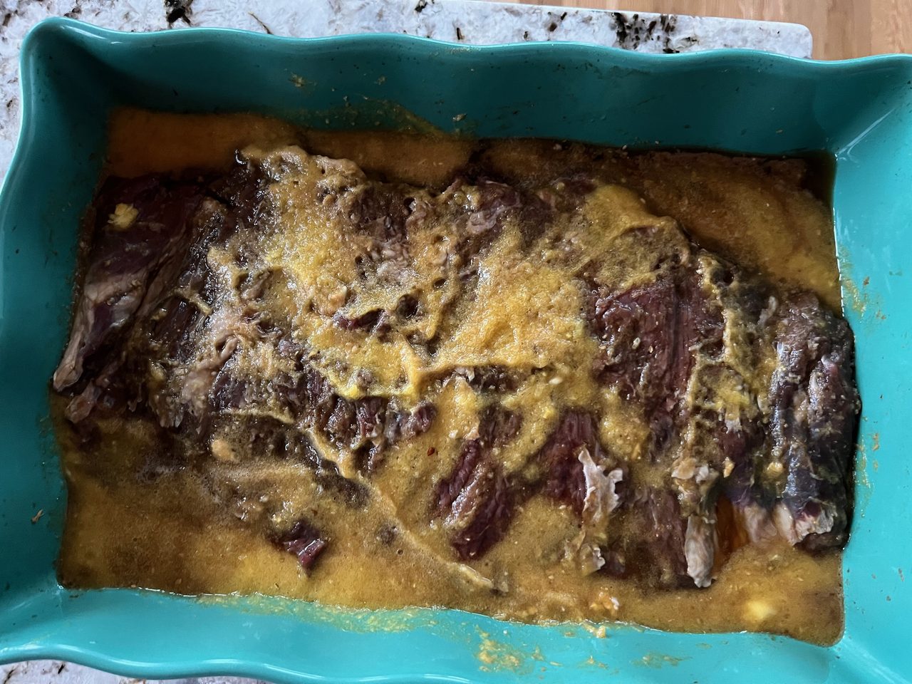 Pineapple Ginger Grilled Bavette Steak