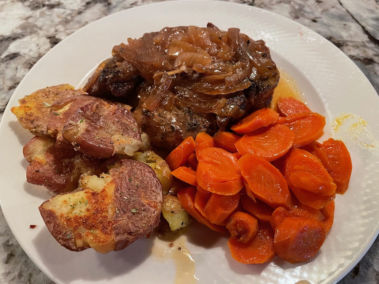 Pork Chops with Apples, Onions and Sage