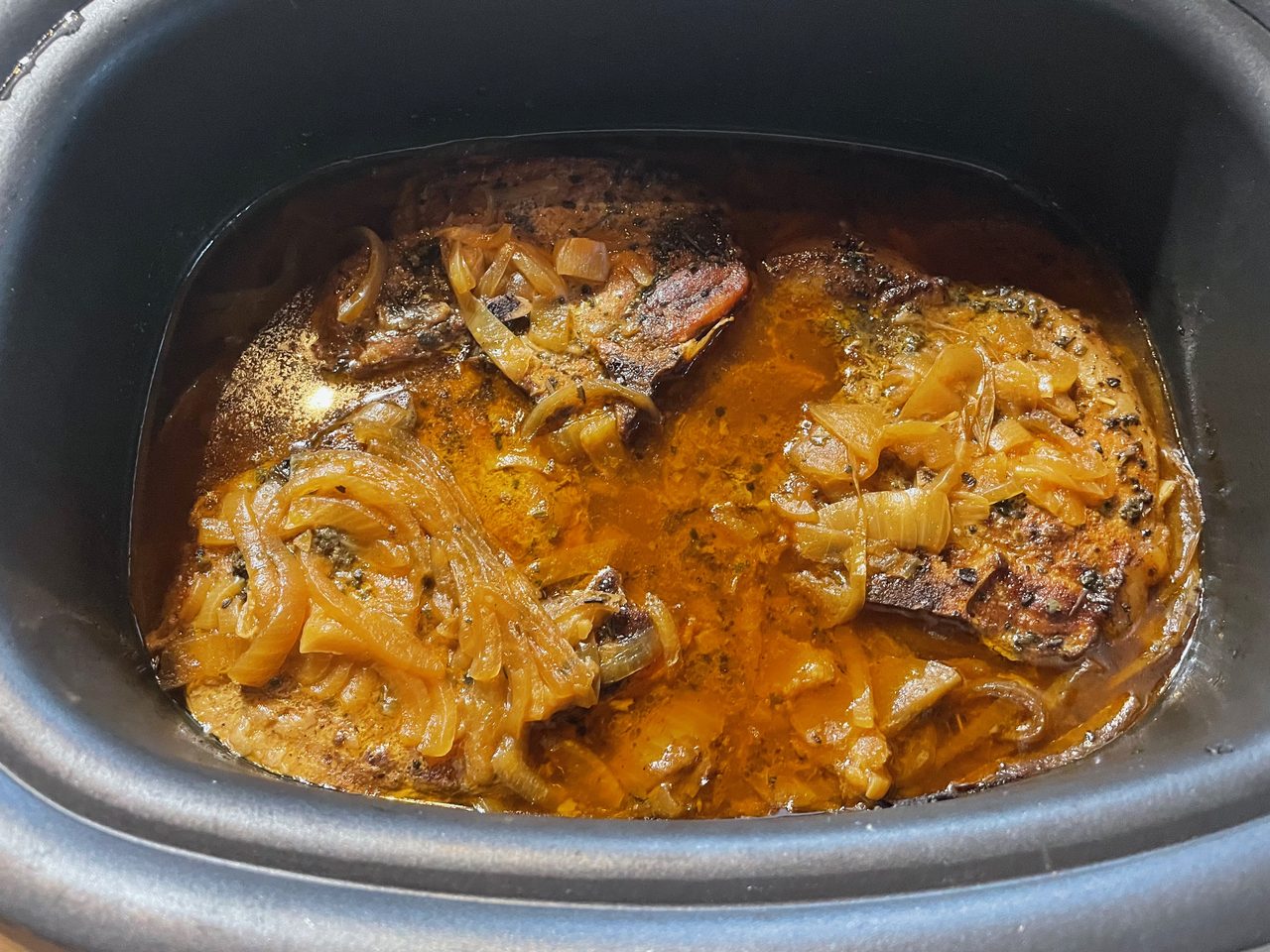 Pork Chops with Apples, Onions and Sage
