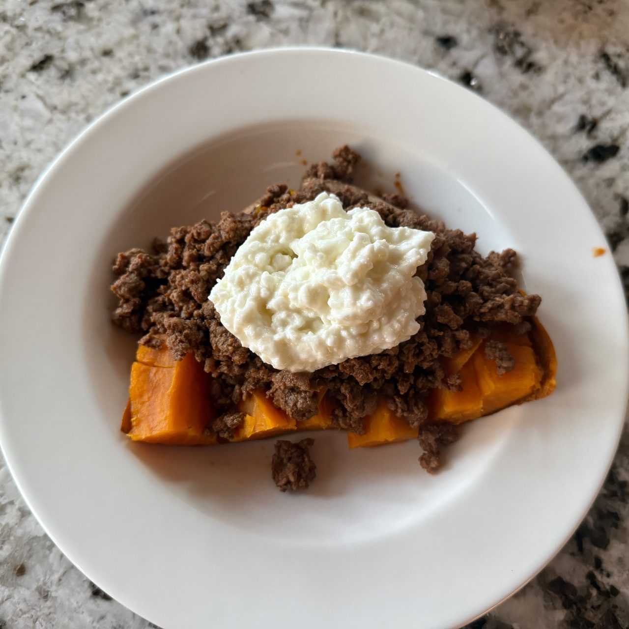 Protein-Packed Bison Stuffed Sweet Potato