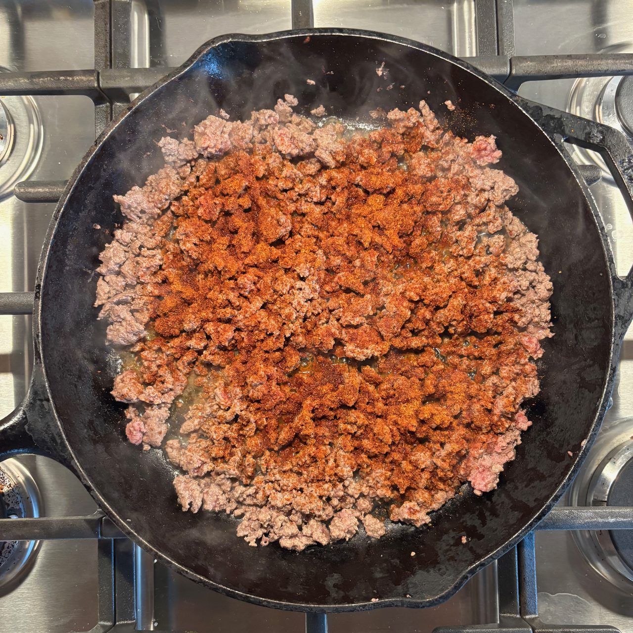 Protein-Packed Bison Stuffed Sweet Potato