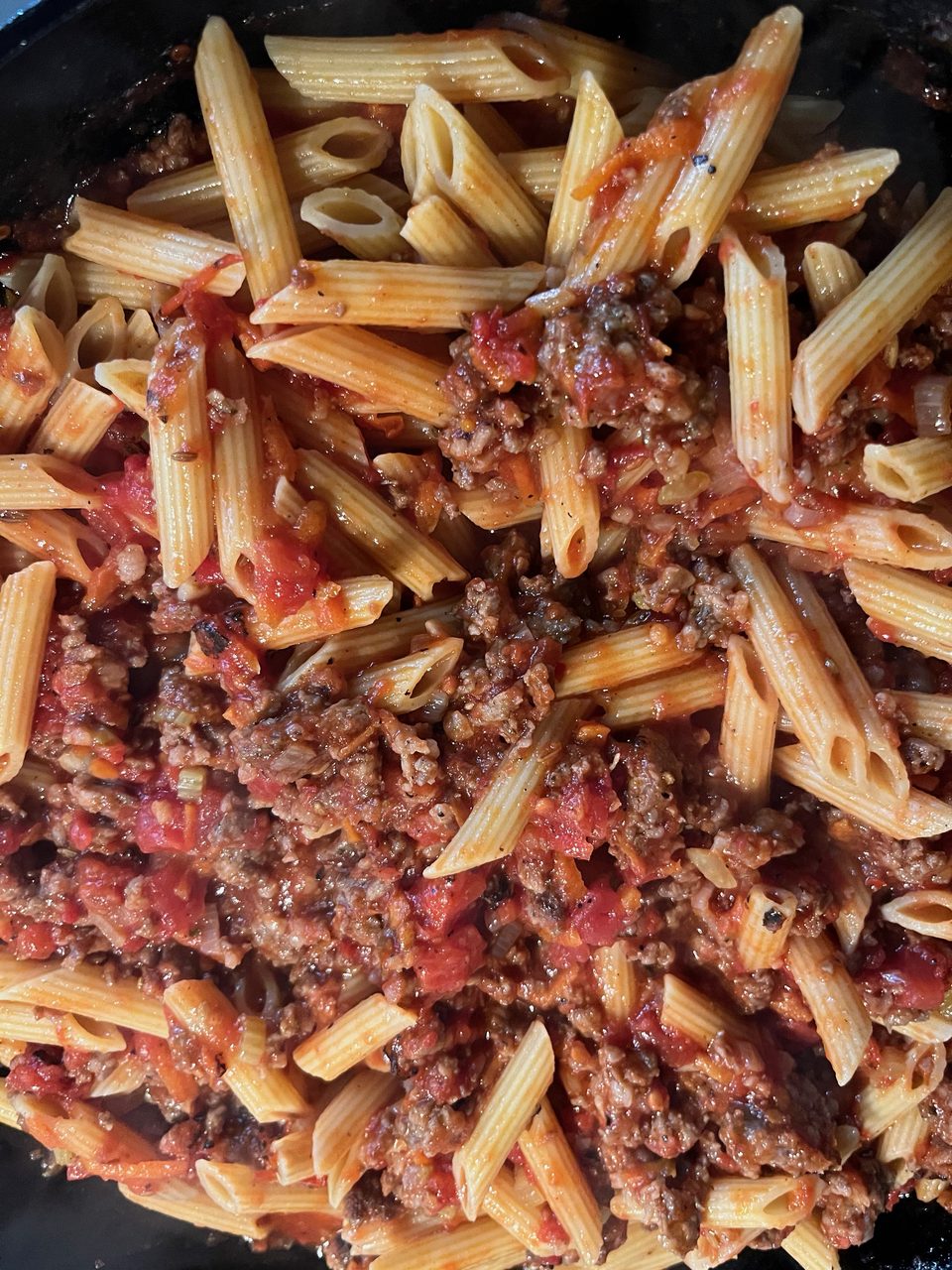 Sausage Ragu with Penne