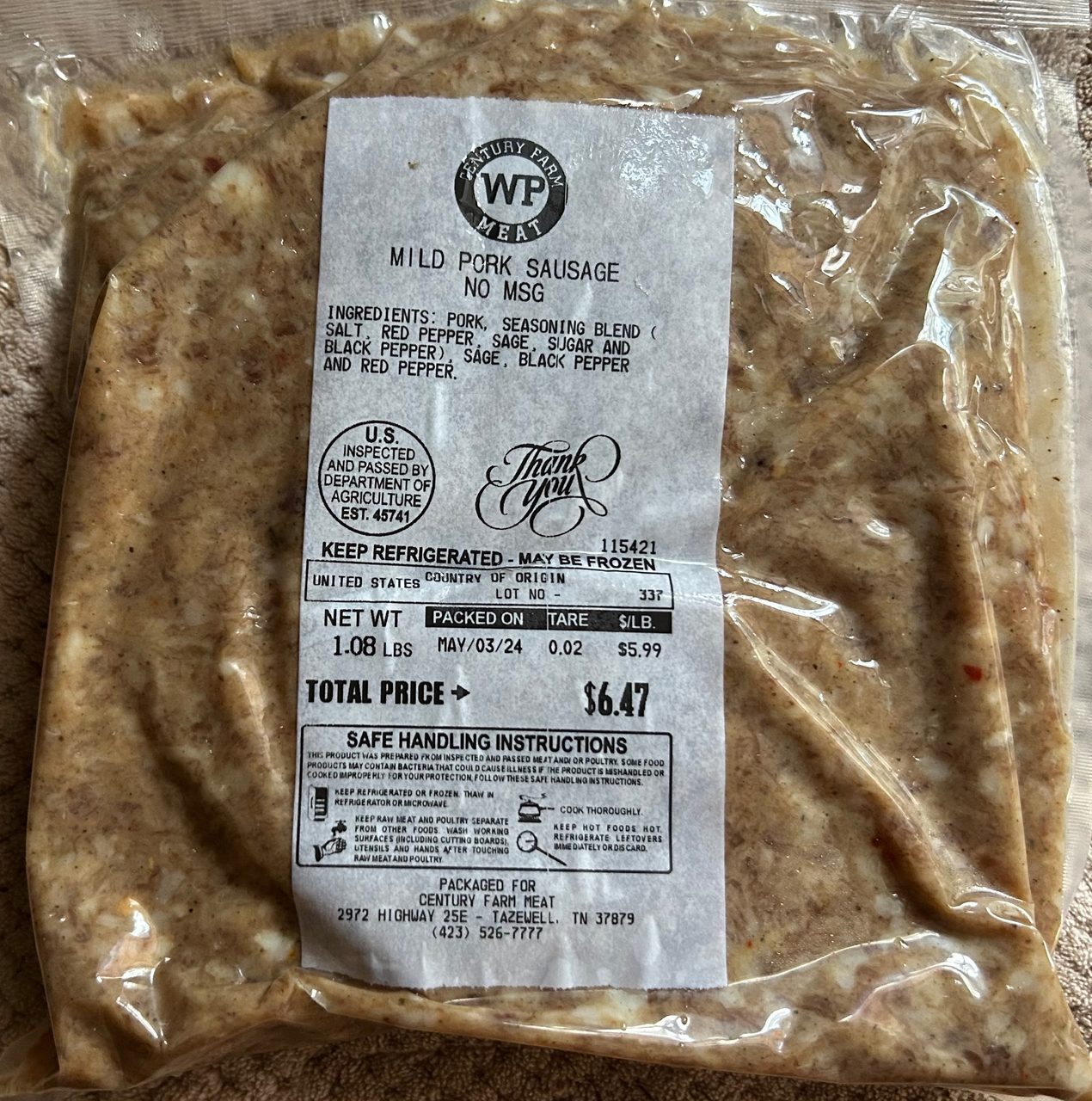 Sausage Savory Cheesecake