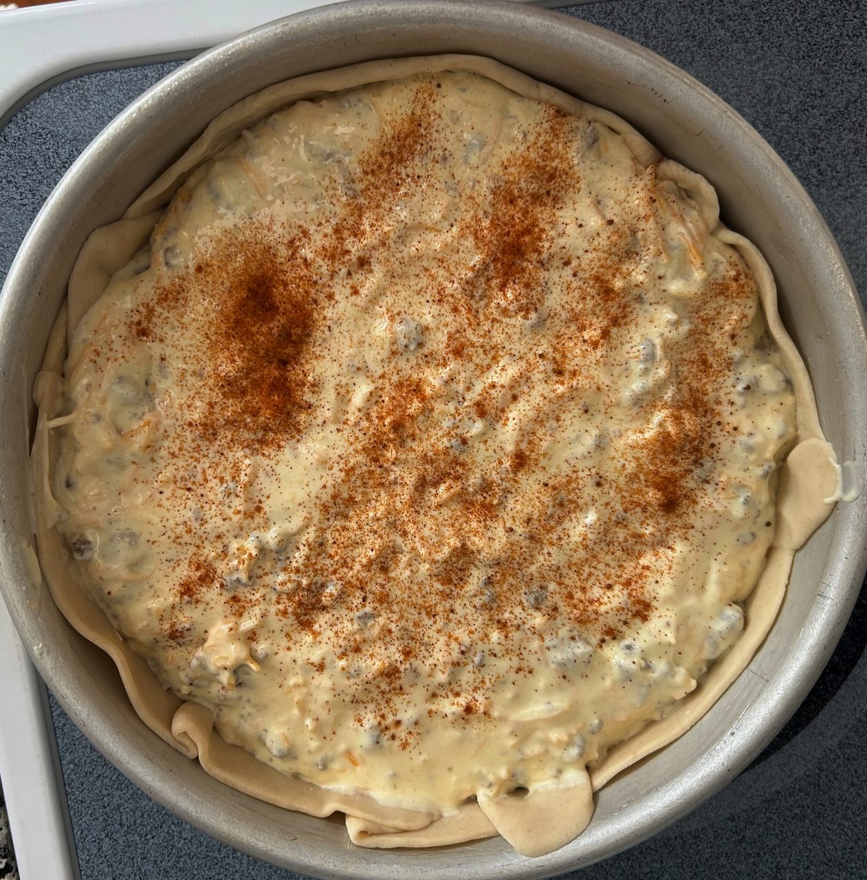 Sausage Savory Cheesecake