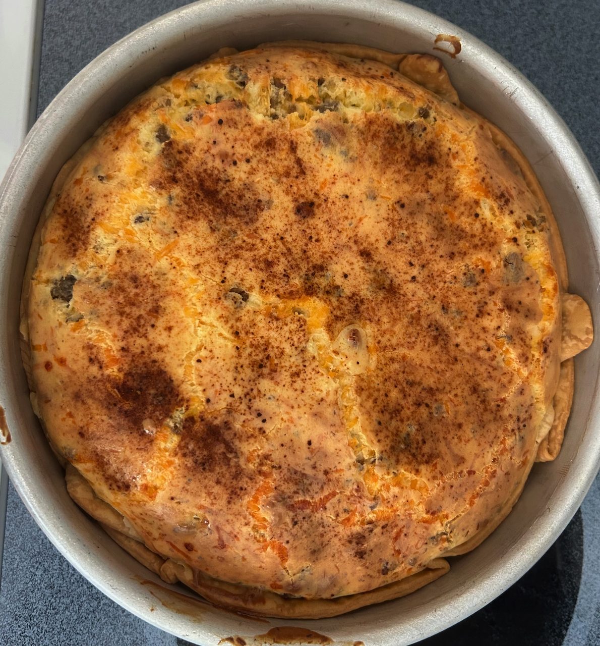 Sausage Savory Cheesecake