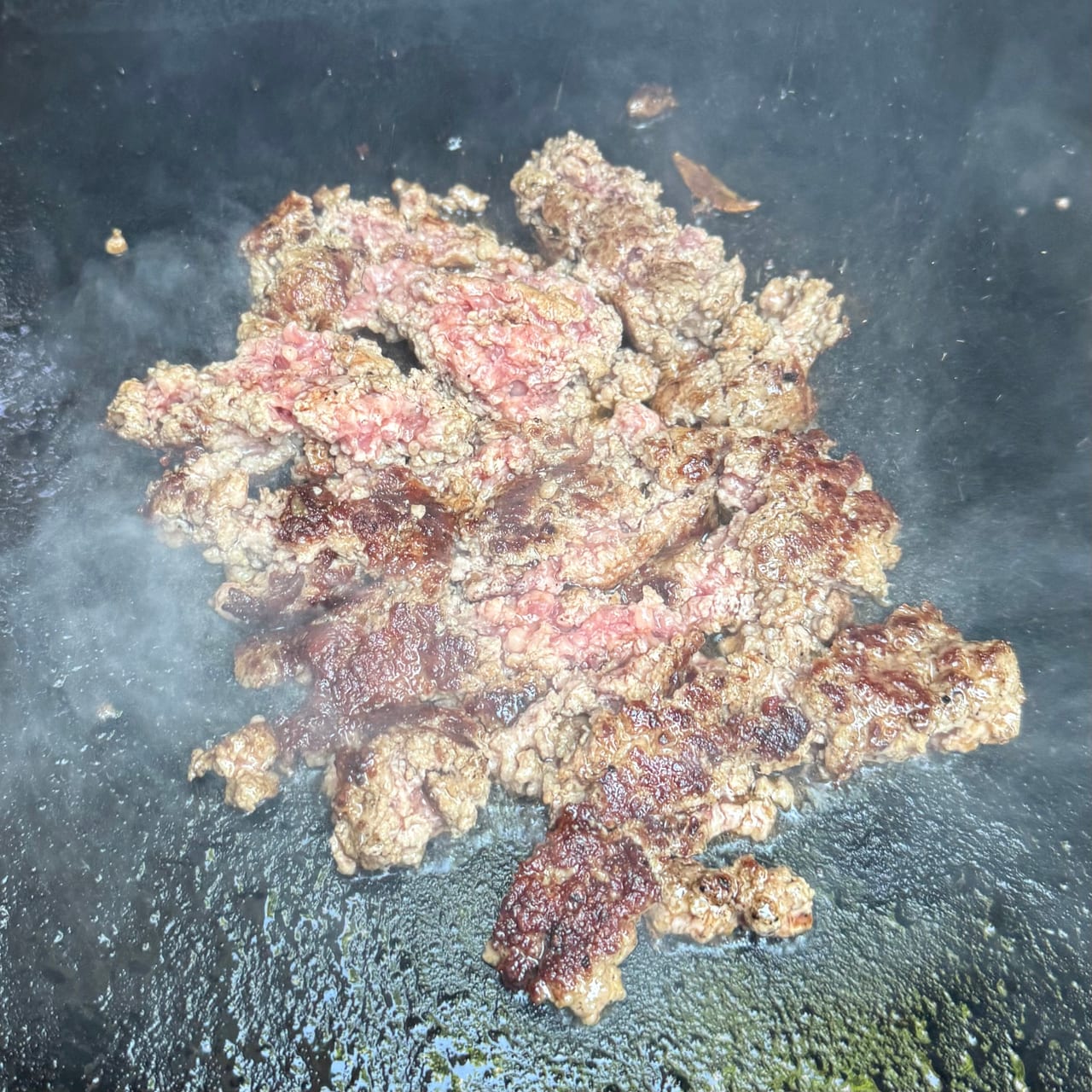 Seared Ground Beef Nachos
