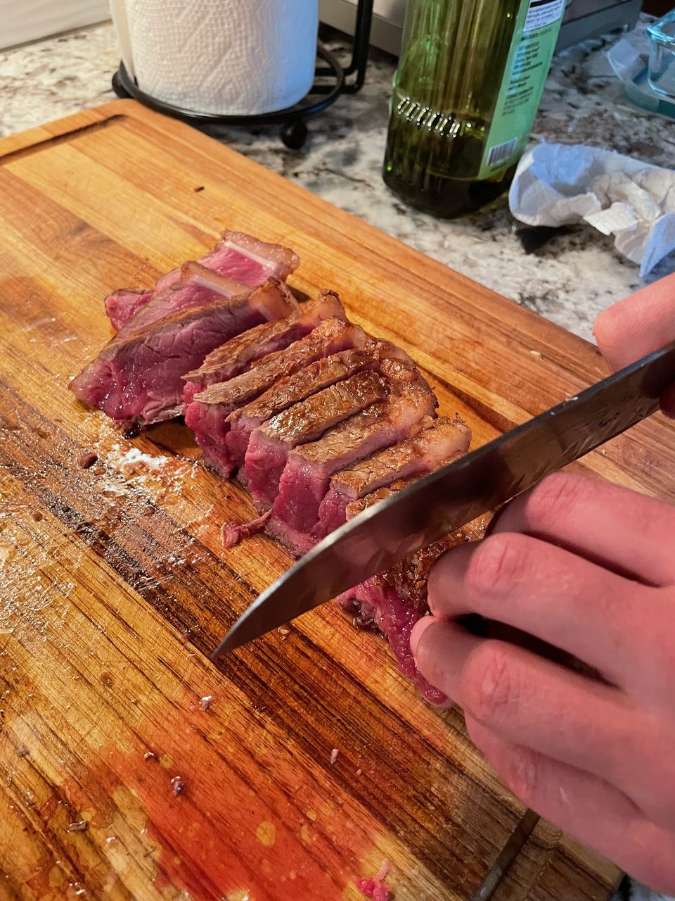 Searing Battle Between Cast-Iron Skillet and Blackstone using Porterhouse Steak