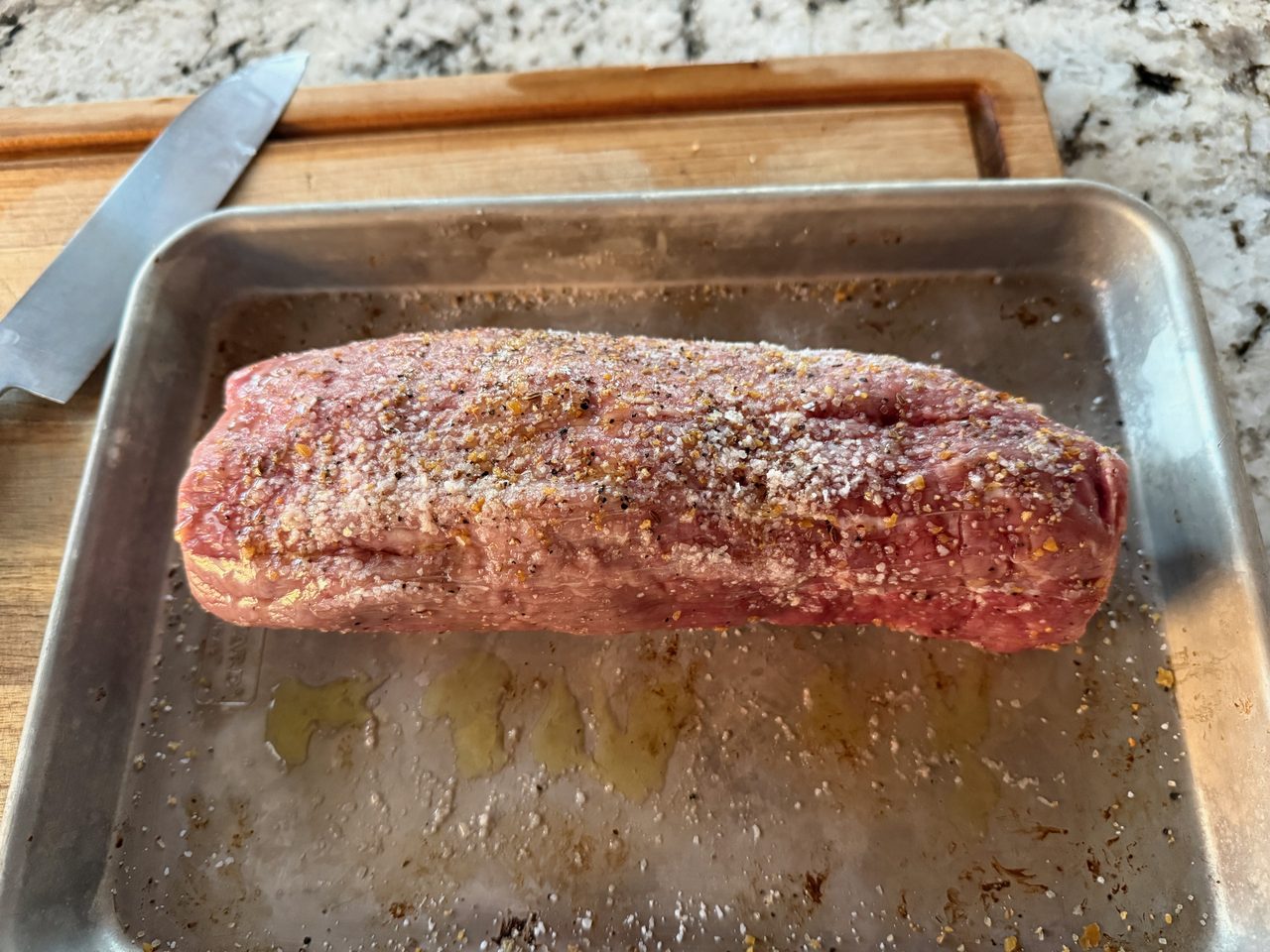 Simple Seasoned Eye Round Roast Beef
