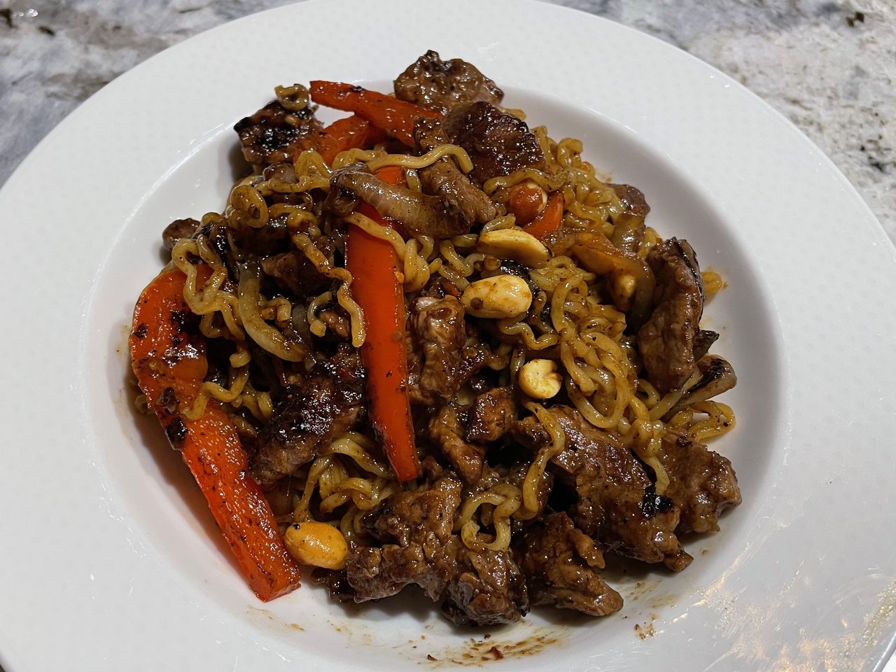 Sirloin Steak Noodle Stir Fry