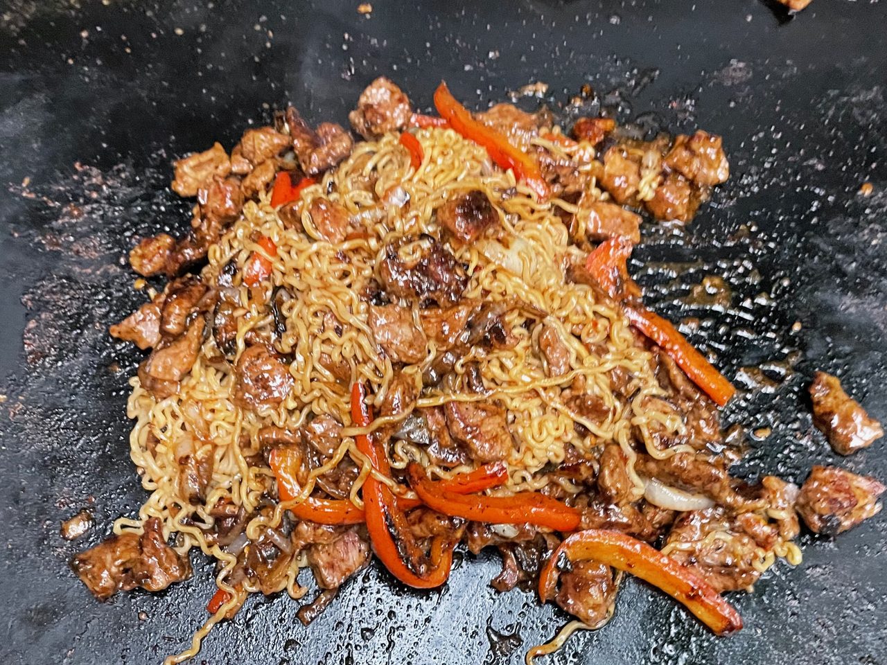 Sirloin Steak Noodle Stir Fry