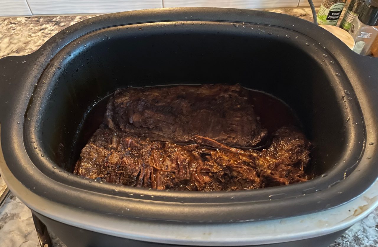 Slow Cooked Skirt Steak Tacos