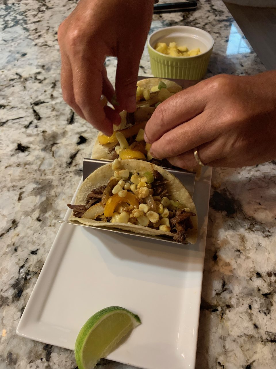 Slow Cooked Skirt Steak Tacos