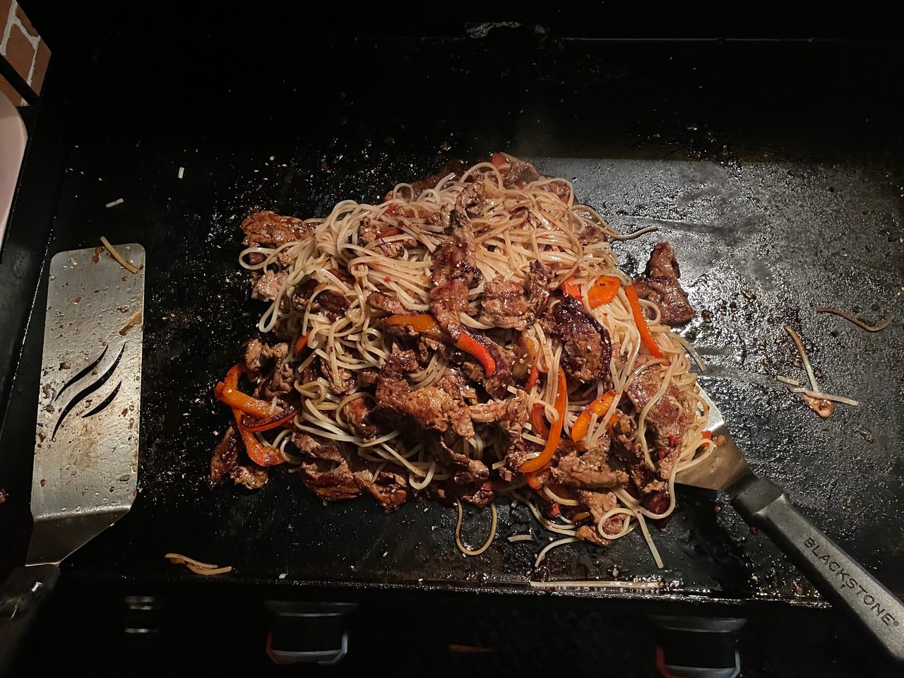 Sweet & Spicy Thai Beef with Stir Fry Noodles