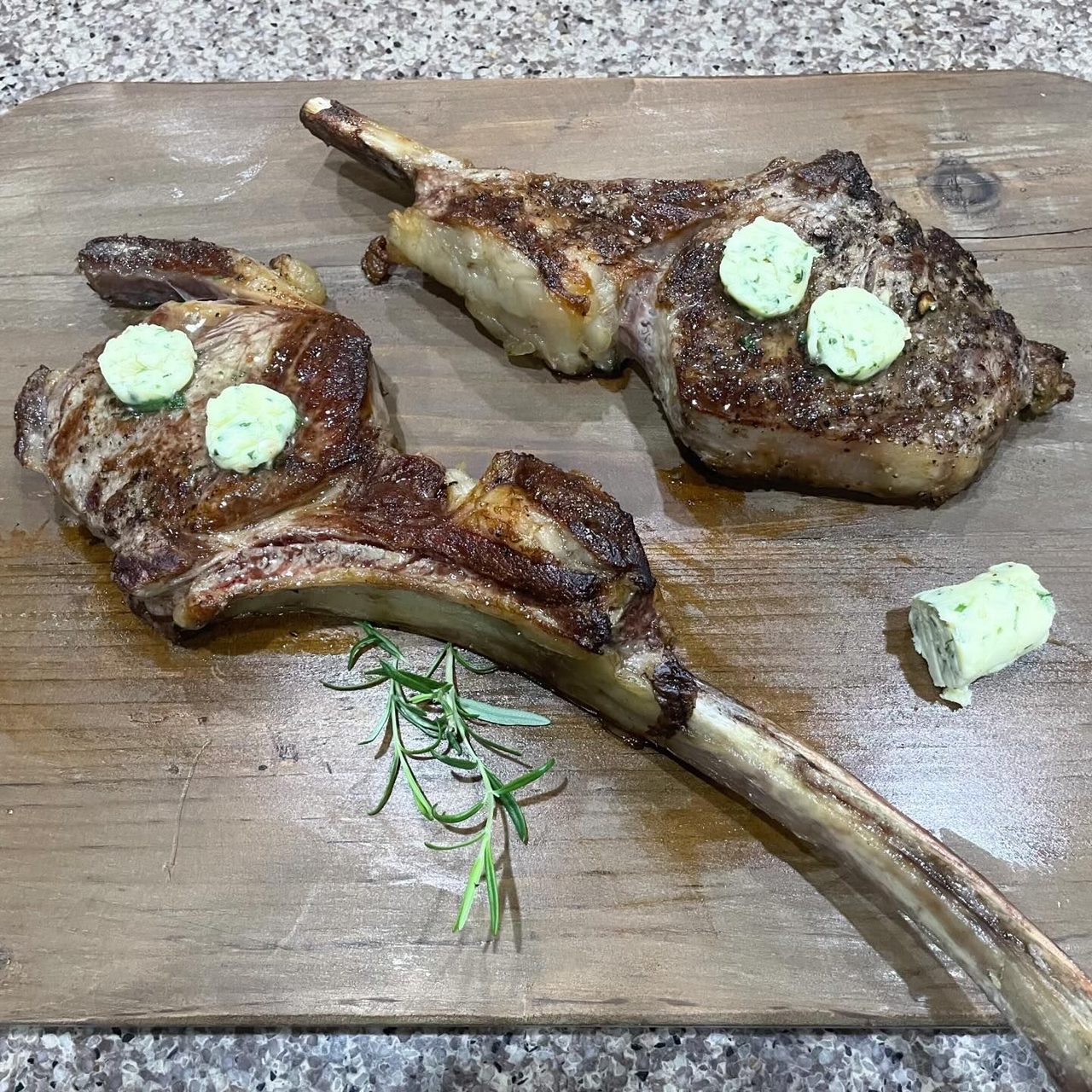 Tomahawk Steaks on the Blackstone!
