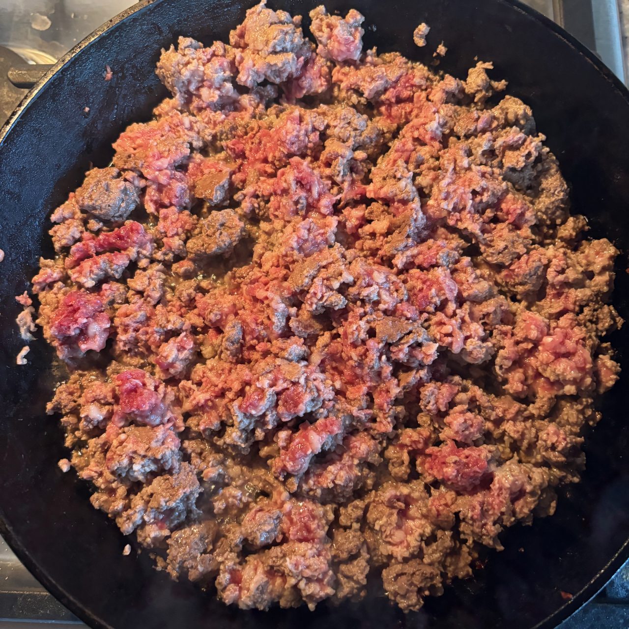 Weeknight Cast Iron Cornbread Taco Bake